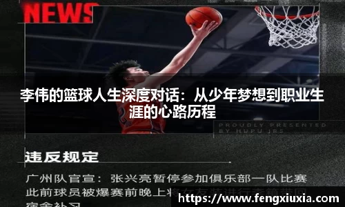 李伟的篮球人生深度对话：从少年梦想到职业生涯的心路历程